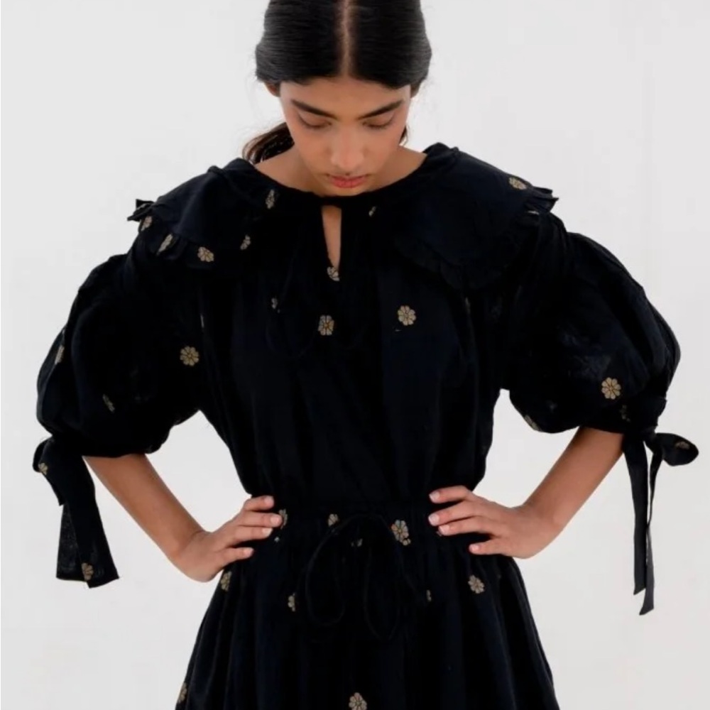DVAA Melody Top Black Cotton